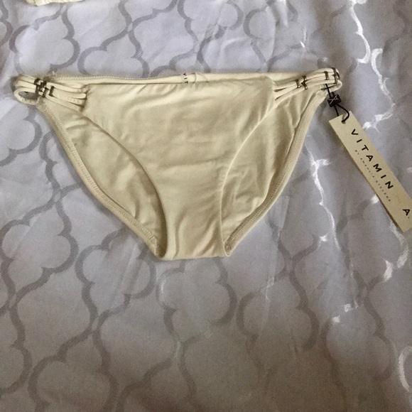 Vitamin A Amber Beaded Triangle Bikini - Picture 4 of 7